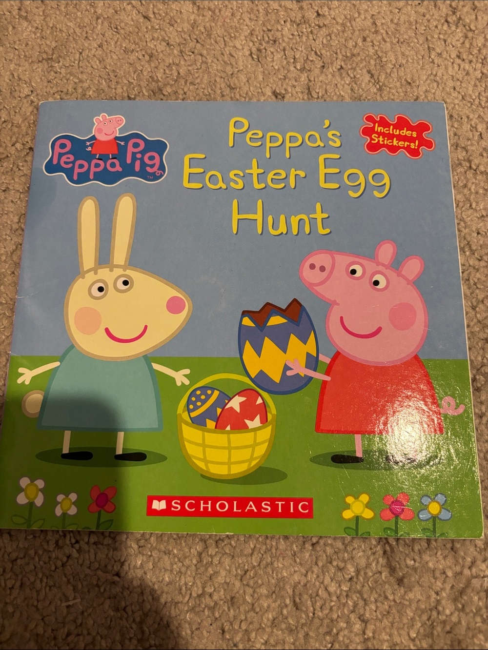 Peppa Pig Easter Egg Hunt Book - Pink & Blue